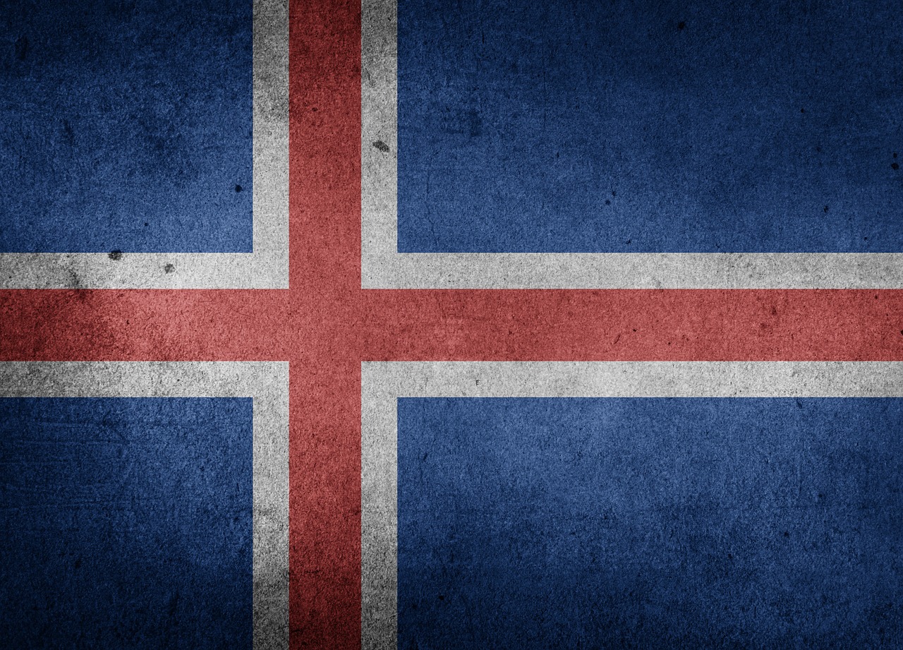 Free flag iceland europe illustration