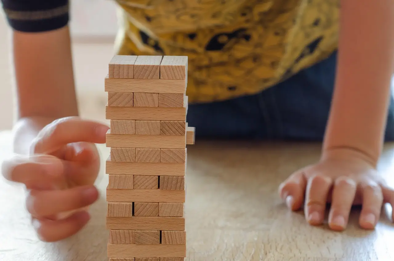 Free Jenga Wooden Blocks photo and picture